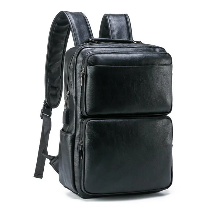 Mochila Masculina em Couro Genuino